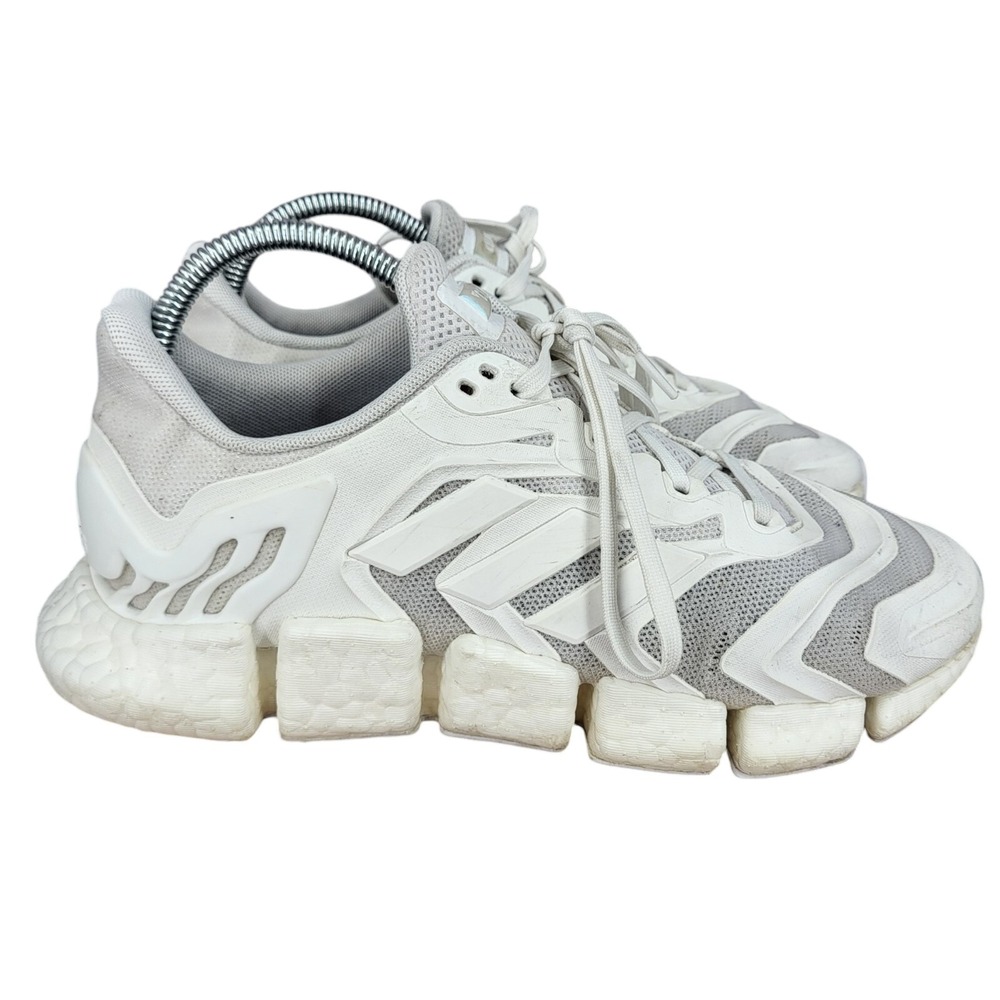 Adidas Climacool Vento Running Shoes Mens 7 Triple White Sneakers Trainer H67642